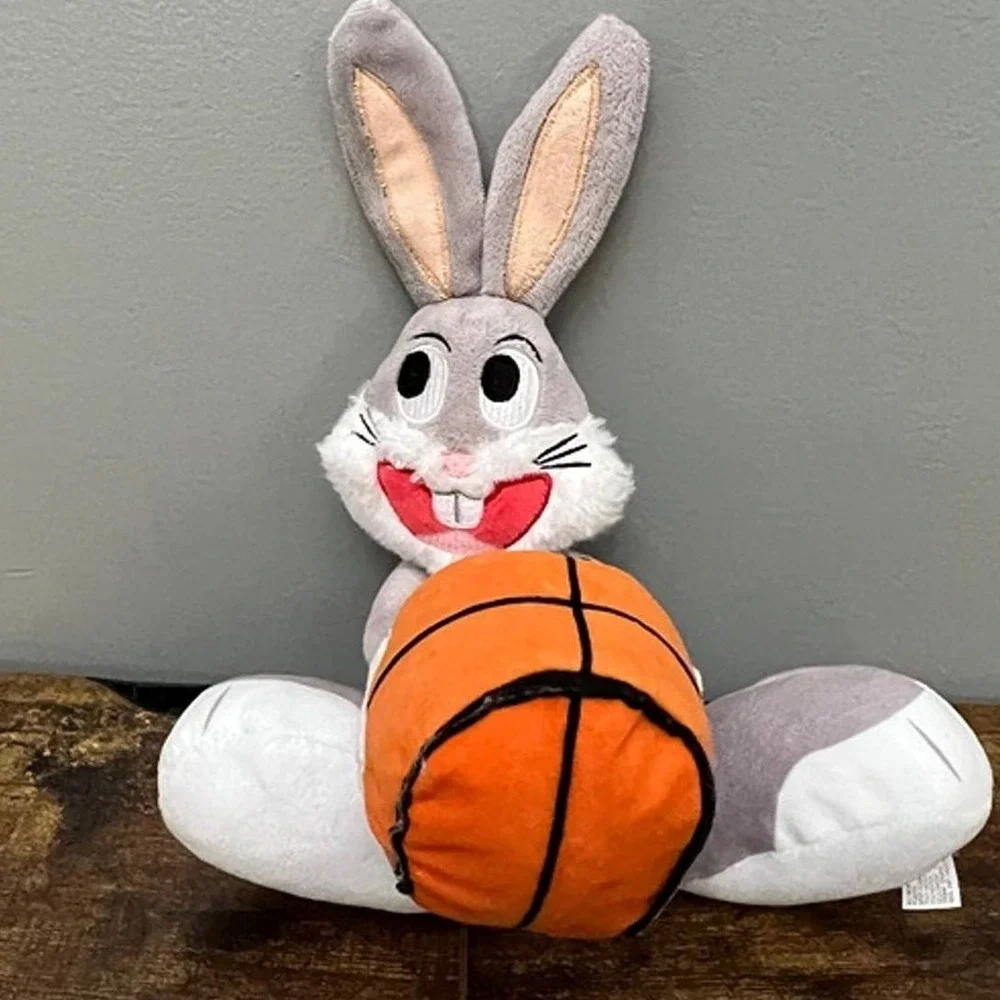 Bugs Bunny Space Jam A New Legacy Tune Squad Plush Basketball BARK Looney Tunes